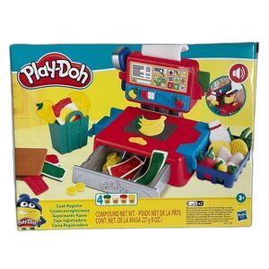 Play Doh Cash Register Grocery Store Shopping Educational Toy Playset New